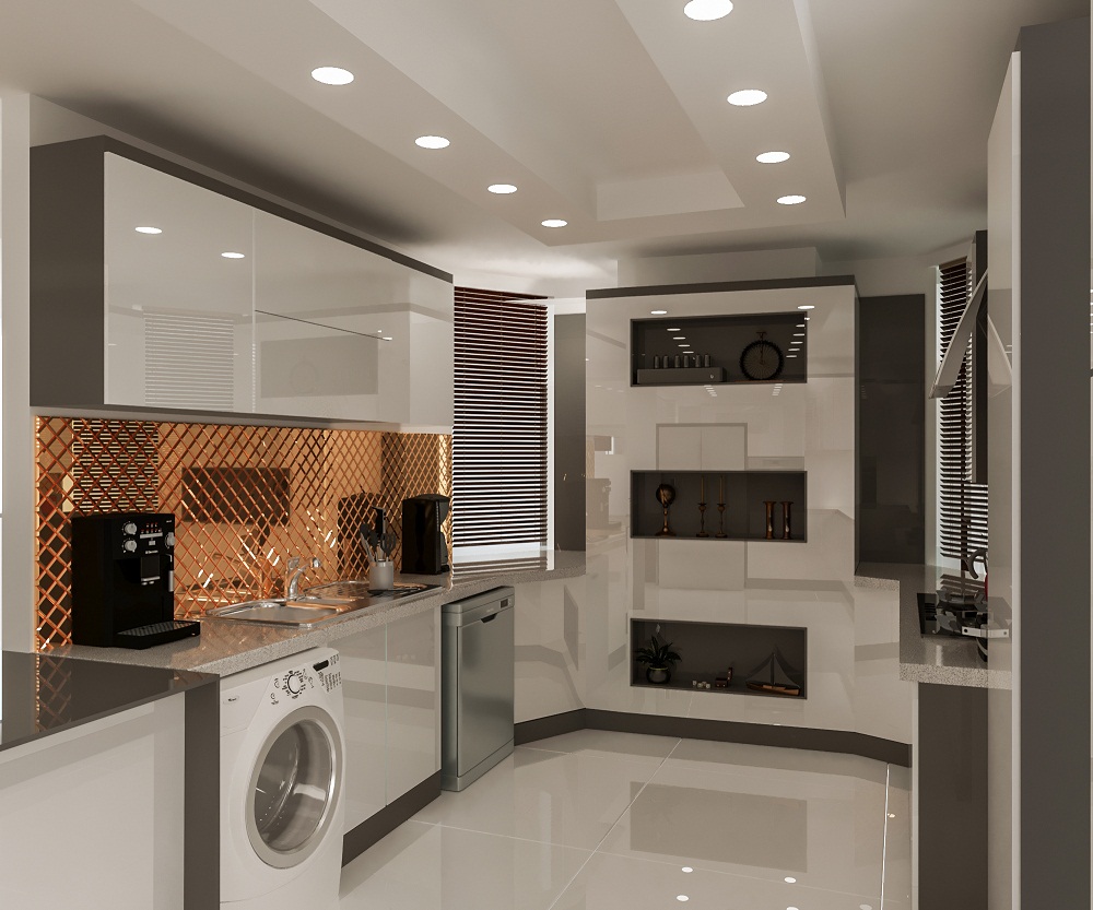 طراحی آشپزخانه یک واحد مسکونی توسط سانیا دکور